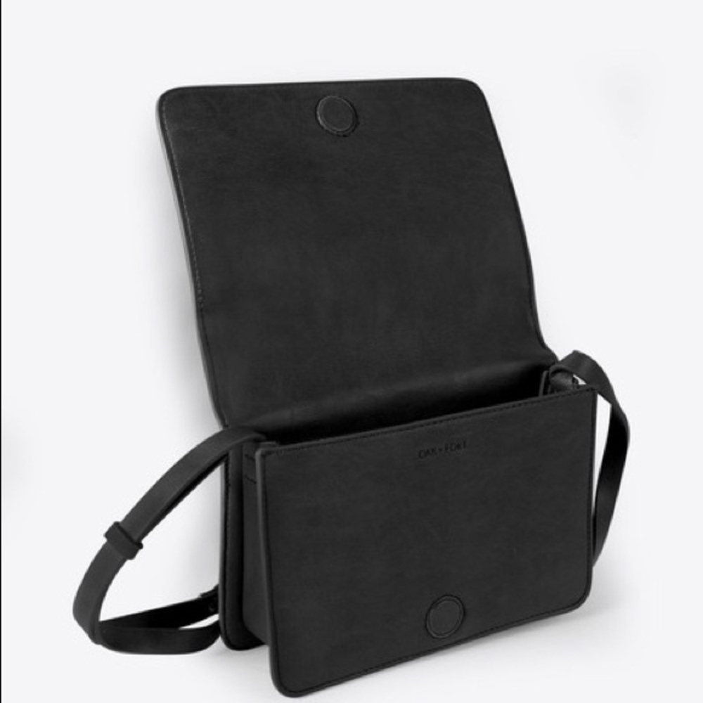 Oak + Fort Black Crossbody Bag
